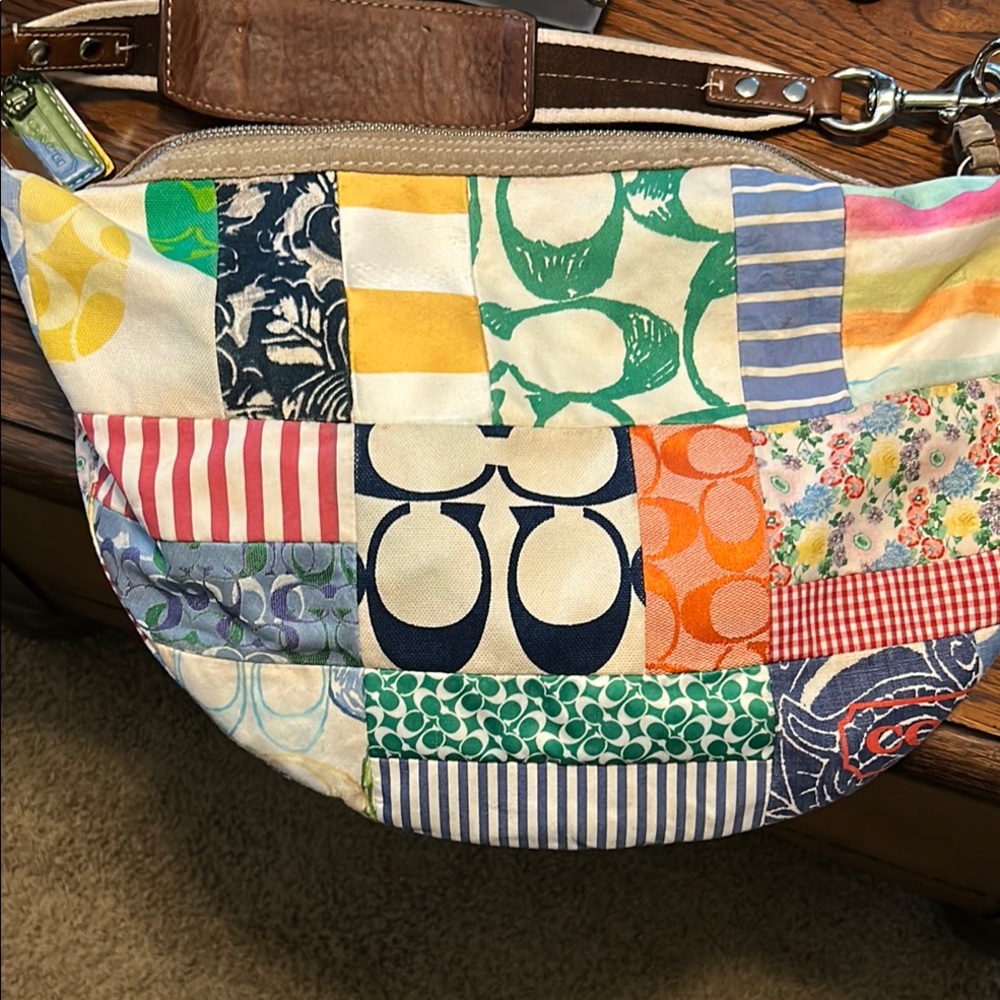 Coach Multicolor Patchwork Shoulder Bag - image 6
